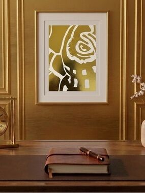 Gold Owl Print 5x7